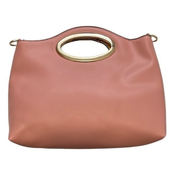 Handbags - Medium Size Dusty Pink Tote/Crossbody